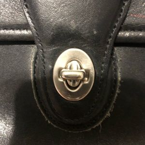 Vintage Coach Willis Bag Black/Silver